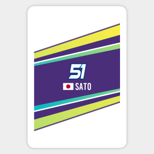 IndyCar 2022 - #51 Sato Sticker